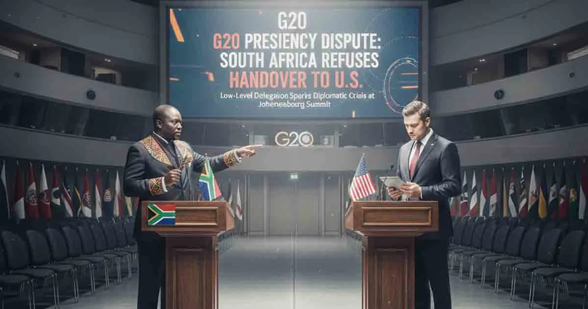 G20 Presidency Dispute USA–South Africa