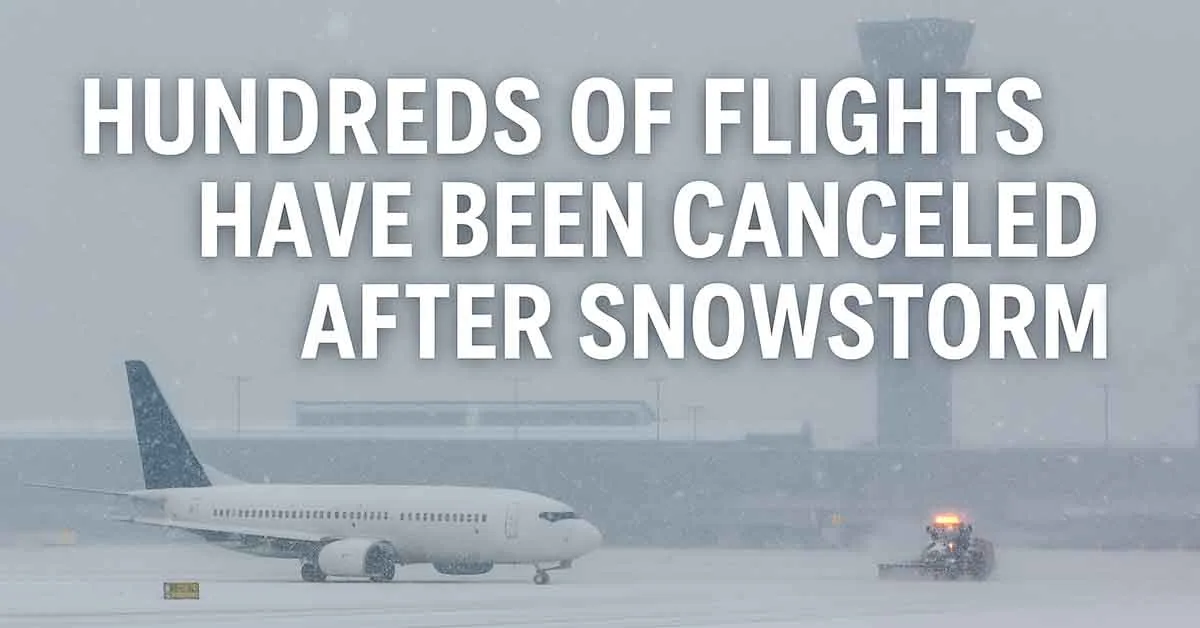 hundreds of flights have been canceled