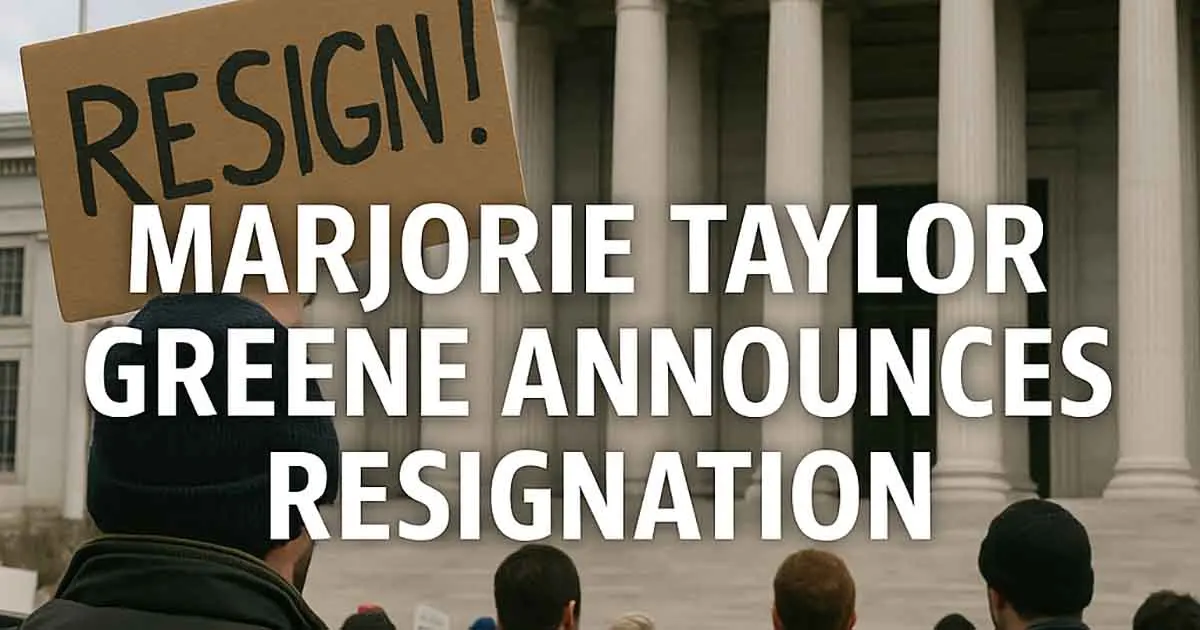 marjorie taylor greene resignation