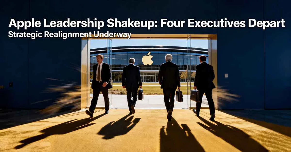 Apple Loses Four top executives
